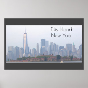 Ellis Island New York Poster