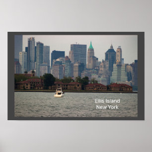 Ellis Island New York Poster