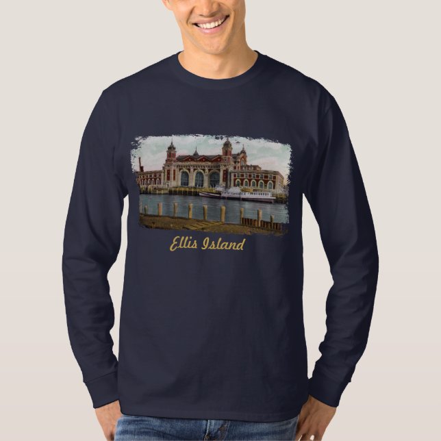 Ellis Island Painted Men's Shirt (Front)