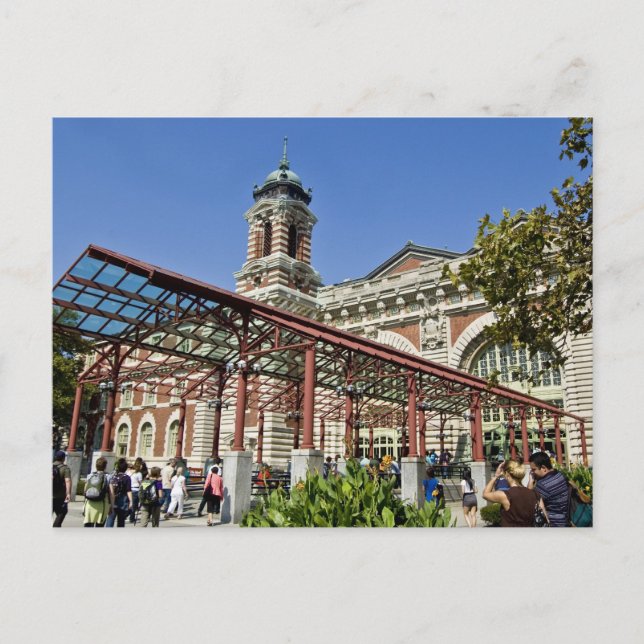 ellis island postcard (Front)