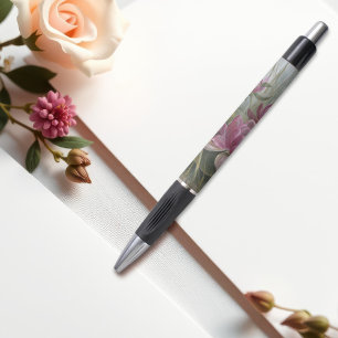 Ellis Rowan Pink Water Lily Vintage Flowers Pen