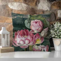 Ellis Rowan Sacred Lotus Water Lily Vintage Flower