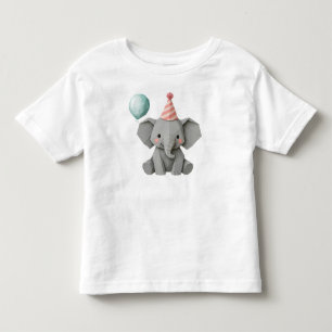 Elly Elephant Custom Animal party Illustration Toddler T-Shirt