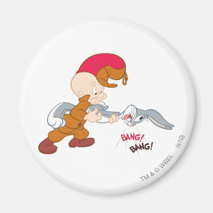 ELMER FUDD™ and BUGS BUNNY™ Magnet