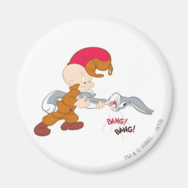 ELMER FUDD™ and BUGS BUNNY™ Magnet (Front)