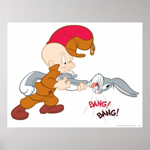 ELMER FUDD™ and BUGS BUNNY™ Poster