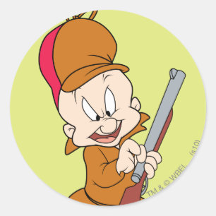 ELMER FUDD™ Ready to Hunt Classic Round Sticker