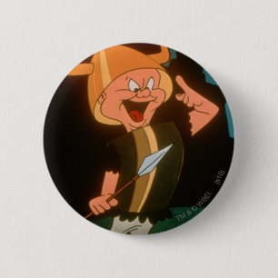 ELMER FUDD™ Viking 6 Cm Round Badge
