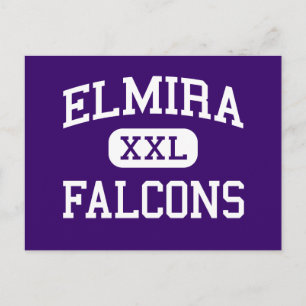 Elmira - Falcons - High School - Elmira Oregon Postcard