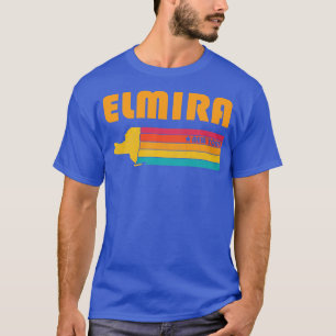 Elmira New York Vintage Distressed Souvenir T-Shirt