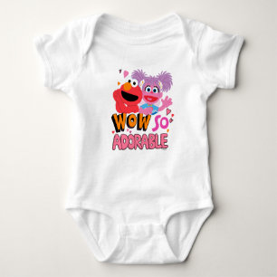 Elmo & Abby   Wow So Adorable Baby Bodysuit