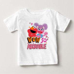 Elmo & Abby   Wow So Adorable Baby T-Shirt