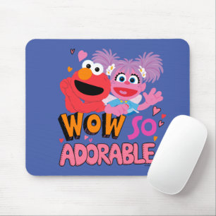 Elmo & Abby Wow So Adorable Mouse Mat