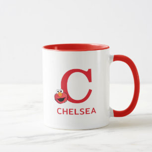 Elmo Add Your Name & Monogram C Mug