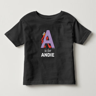 Elmo Alphabet   A Purple Toddler T-Shirt
