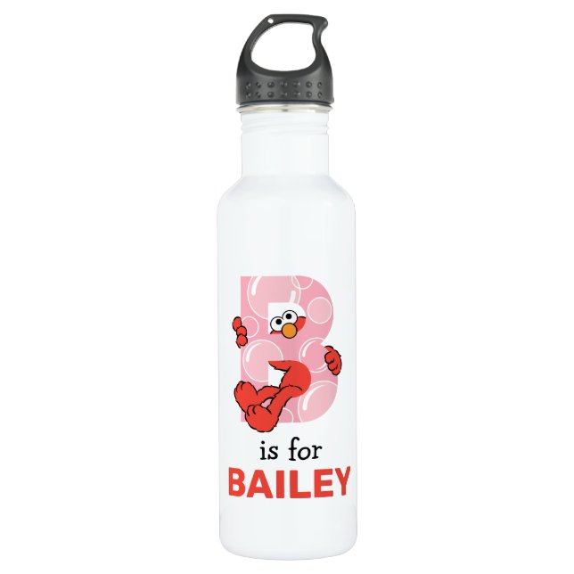 Elmo Alphabet | B Bubbles 710 Ml Water Bottle (Front)
