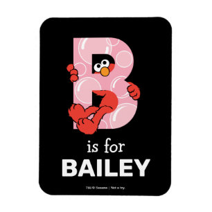 Elmo Alphabet B Bubbles Magnet