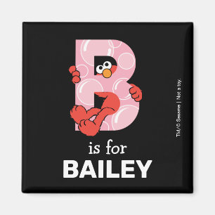 Elmo Alphabet B Bubbles Magnet