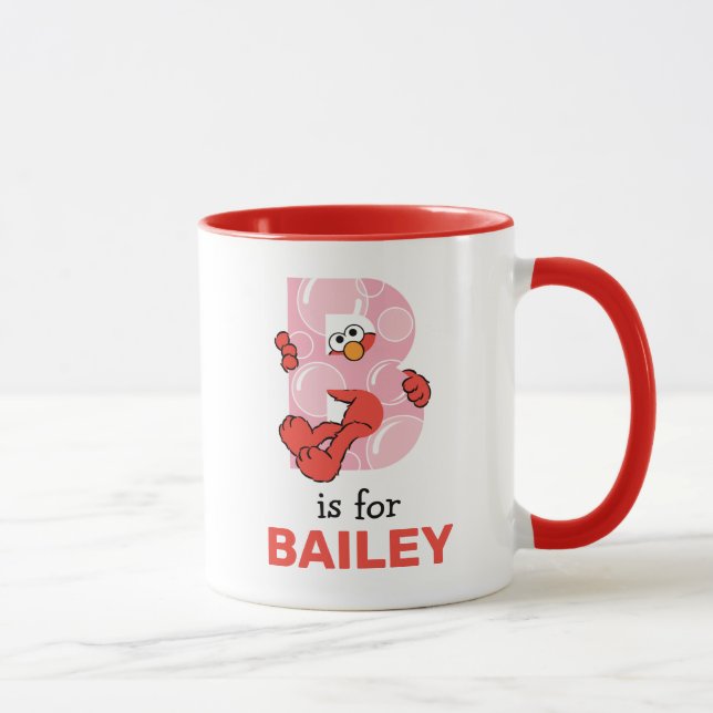 Elmo Alphabet | B Bubbles Mug (Right)