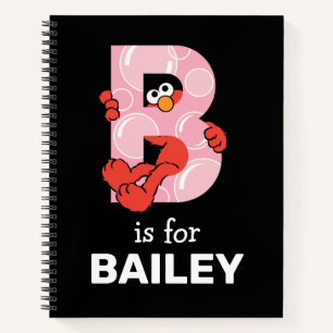 Elmo Alphabet B Bubbles Notebook