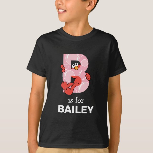 Elmo Alphabet | B Bubbles T-Shirt (Front)