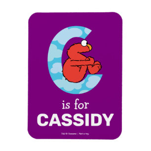 Elmo Alphabet C Clouds Magnet