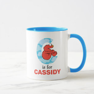 Elmo Alphabet C Clouds Mug