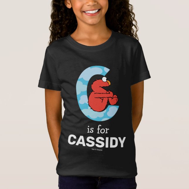 Elmo Alphabet | C Clouds T-Shirt (Front)