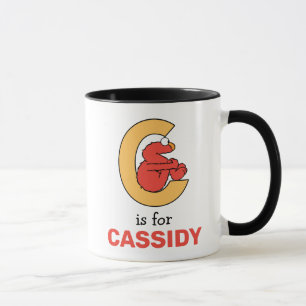 Elmo Alphabet C Orange Mug