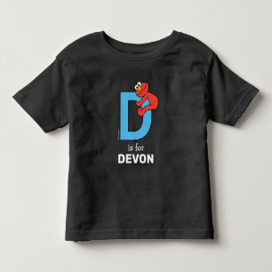Elmo Alphabet   D Blue Toddler T-Shirt