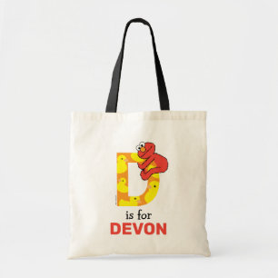 Elmo Alphabet D Duck Tote Bag