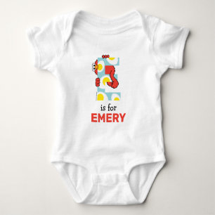 Elmo Alphabet   E Eggs Baby Bodysuit