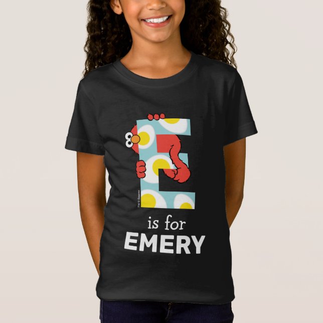 Elmo Alphabet | E Eggs T-Shirt (Front)