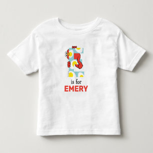 Elmo Alphabet   E Eggs Toddler T-Shirt