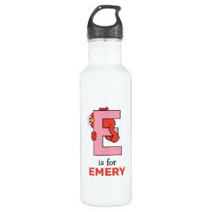 Elmo Alphabet E Pink 710 Ml Water Bottle