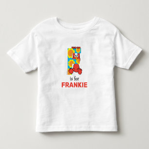Elmo Alphabet F Flowers Toddler T-Shirt