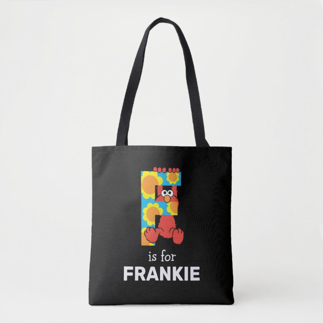Elmo Alphabet | F Flowers Tote Bag (Front)