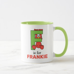 Elmo Alphabet F Green Mug
