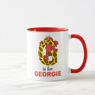 Elmo Alphabet   G Giraffe Mug