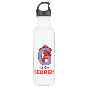Elmo Alphabet G Purple 710 Ml Water Bottle