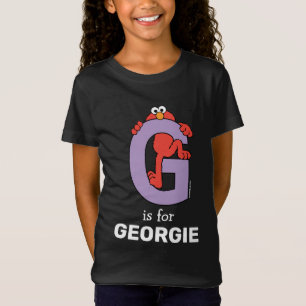 Elmo Alphabet G Purple T-Shirt