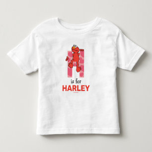 Elmo Alphabet   H Hearts Toddler T-Shirt