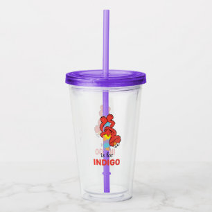 Elmo Alphabet I Ice Cream Acrylic Tumbler