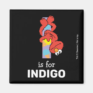 Elmo Alphabet I Ice Cream Magnet