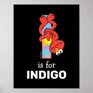 Elmo Alphabet I Ice Cream Poster