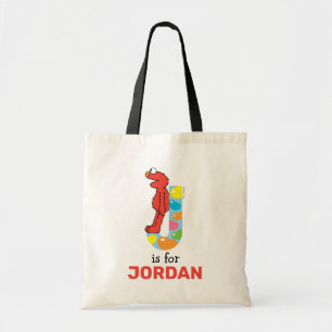 Elmo Alphabet J Jelly Bean Tote Bag