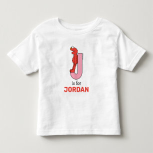 Elmo Alphabet   J Pink Toddler T-Shirt