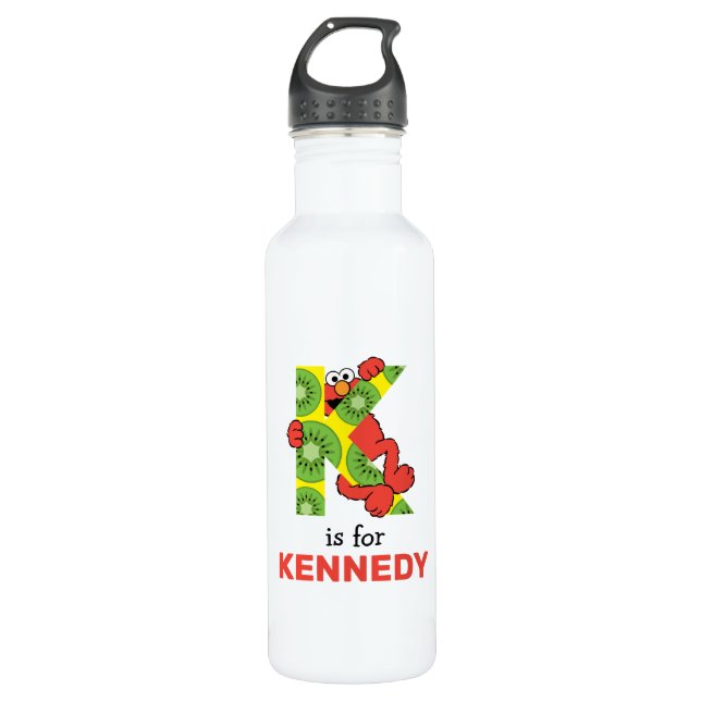 Elmo Alphabet | K Kiwi 710 Ml Water Bottle (Front)