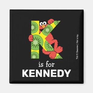 Elmo Alphabet K Kiwi Magnet