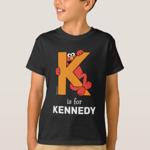 Elmo Alphabet   K Orange T-Shirt